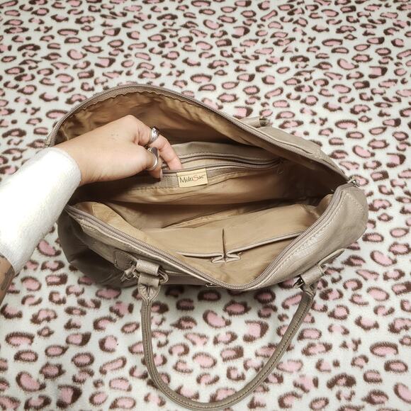 Vintage Y2K Multisac Vegan Leather medium handbag - Picture 5 of 10